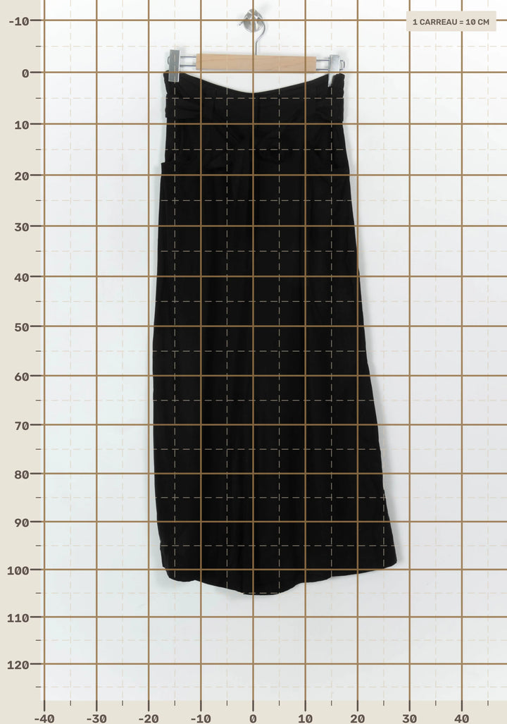 Pantalon Large Noir - Taille XL/42 de la marque Caroll | PARAD119751 - Vendu par Paradigme - Image 4