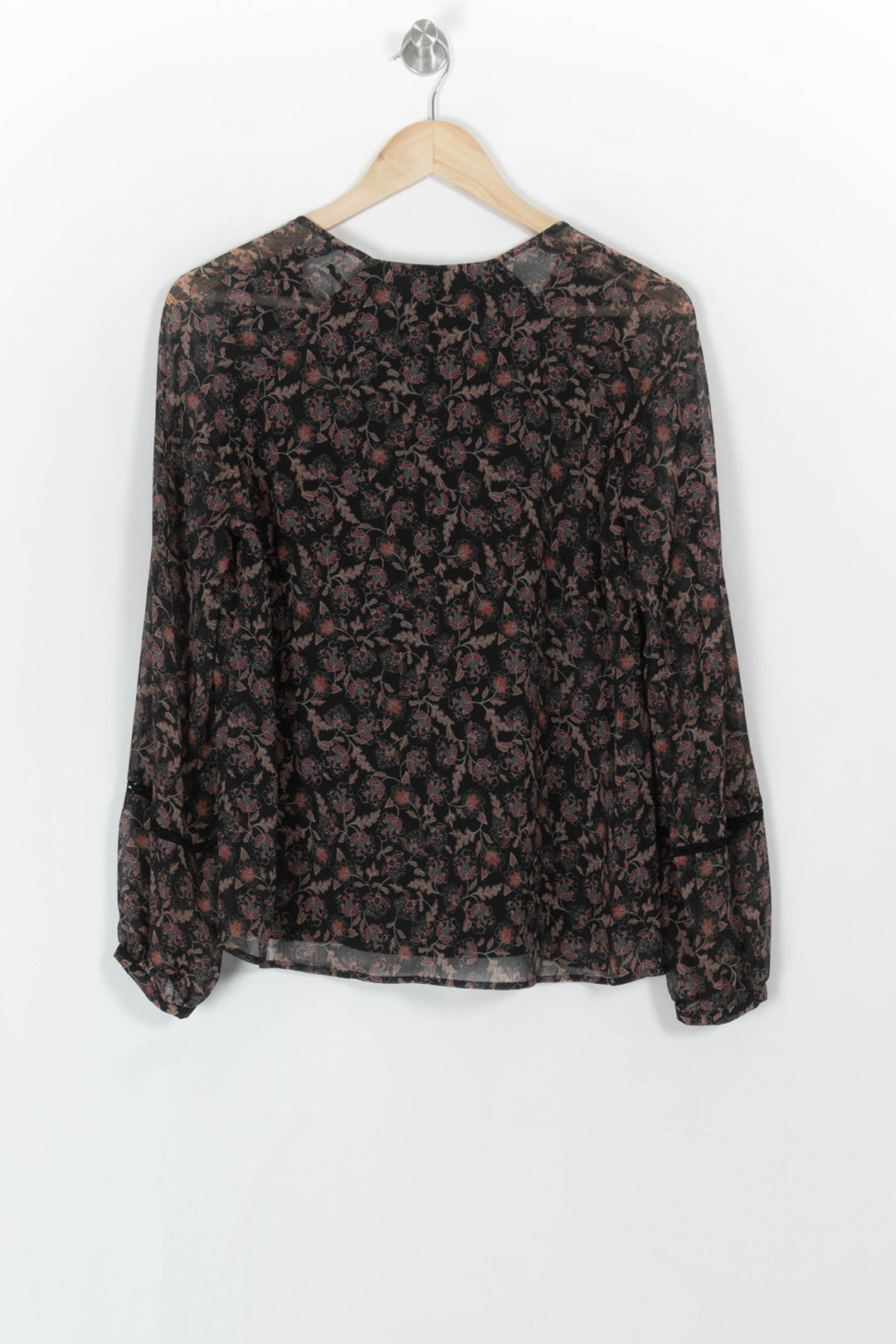 Blouse Noire et Fleurie - Taille S/36 de la marque One Step | PARAD119752 - Vendu par Paradigme - Image 5
