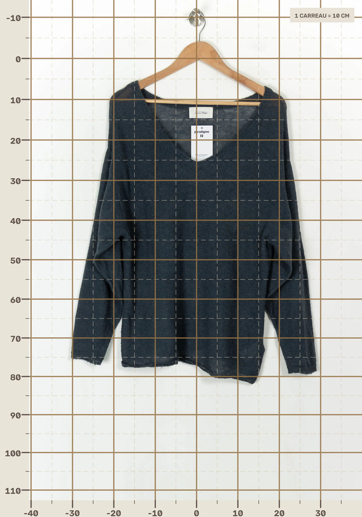 Pull Bleu - Taille T.U. de la marque American Vintage | PARAD119753 - Vendu par Paradigme - Image 4