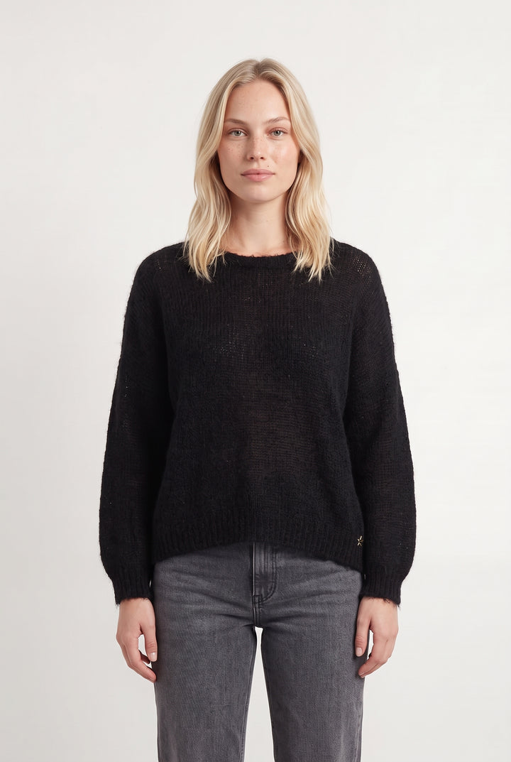 Pull Noir - Taille L/40 de la marque Des petits hauts | PARAD119756 - Vendu par Paradigme - Image 1