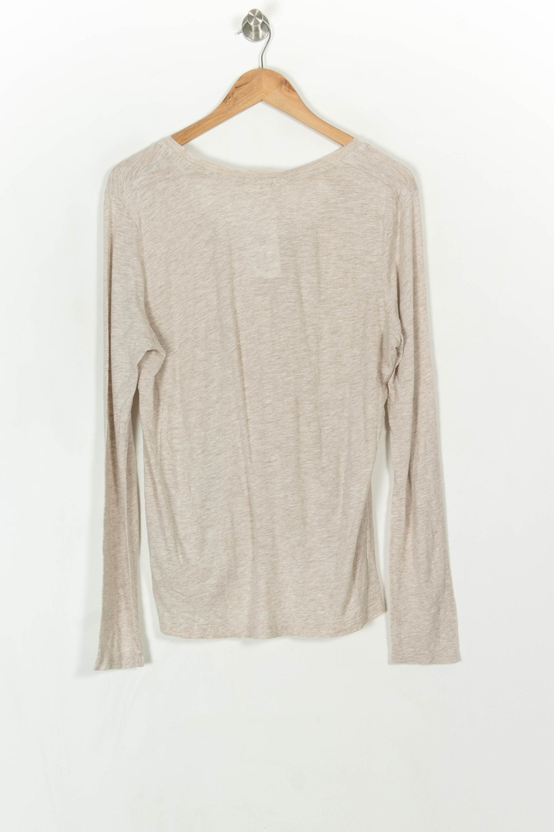 Tee-shirt manches longues Beige - Taille L/40 de la marque American Vintage | PARAD119758 - Vendu par Paradigme - Image 5