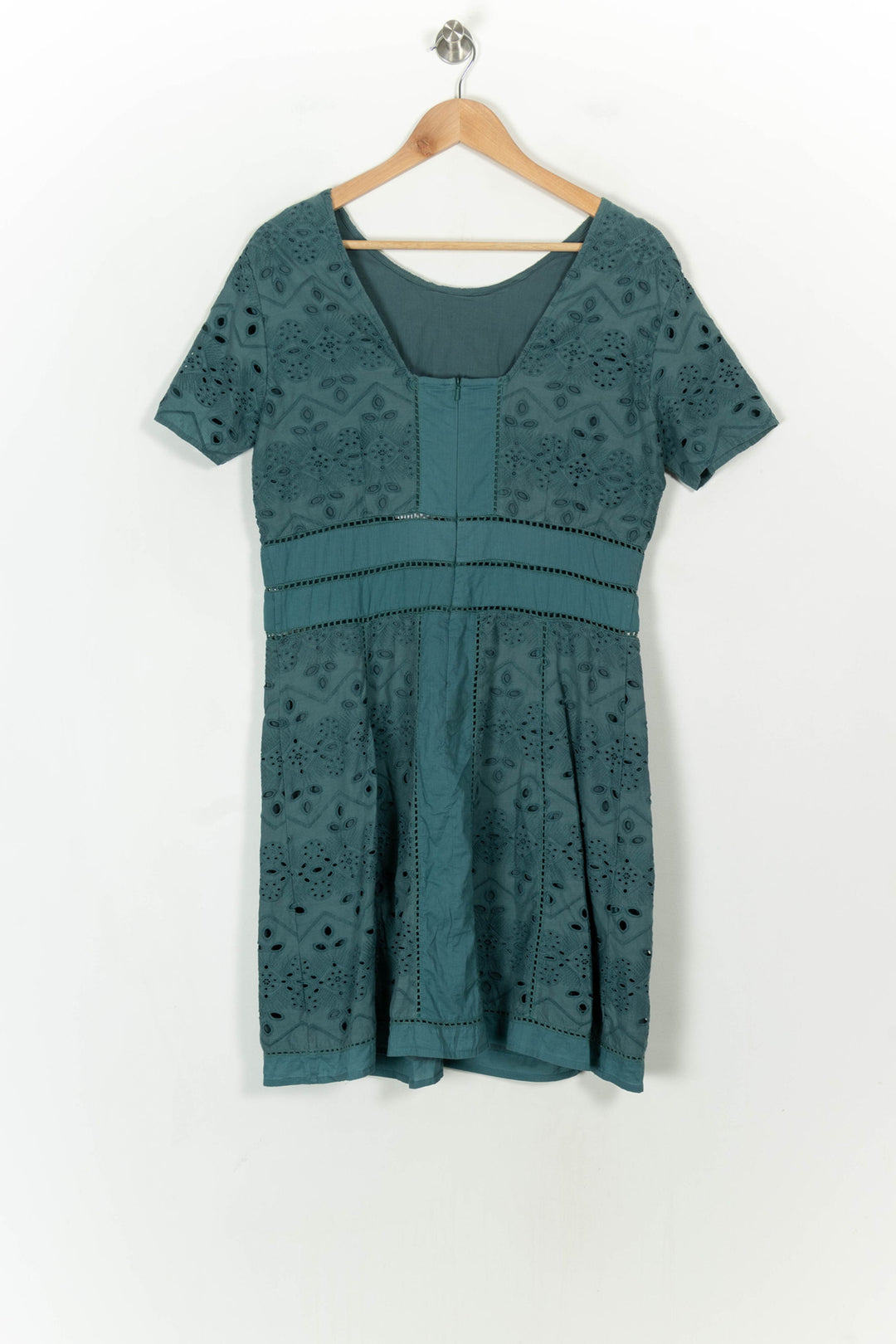 Robe Courte Verte - Taille XL/42 de la marque Caroll | PARAD119760 - Vendu par Paradigme - Image 5