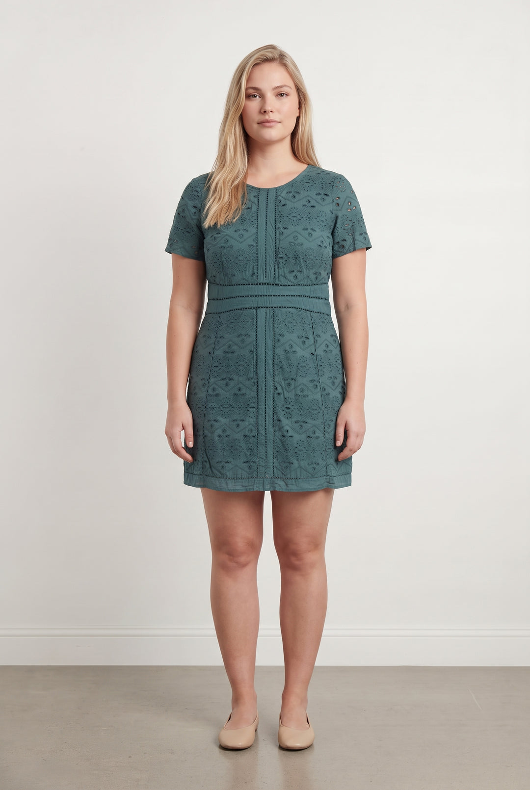 Robe Courte Verte - Taille XL/42 de la marque Caroll | PARAD119760 - Vendu par Paradigme - Image 1