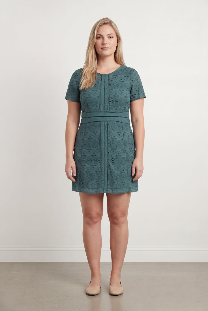 Robe Courte Verte - Taille XL/42 de la marque Caroll | PARAD119760 - Vendu par Paradigme - Image 1