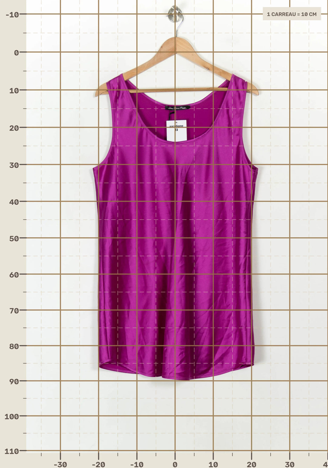 Robe Débardeur Rose - Taille XXL/44 de la marque Bleu Blanc Rouge | PARAD119762 - Vendu par Paradigme - Image 4
