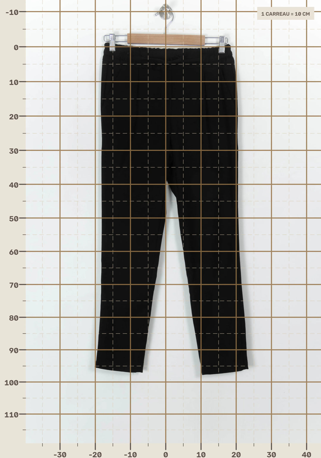 Pantalon Noir - Taille XS/34 de la marque La Fée Maraboutée | PARAD119764 - Vendu par Paradigme - Image 4