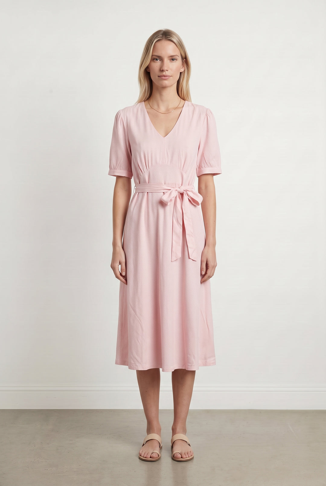 Robe Mi-longue Rose - Taille M/38 de la marque Karl Marc John | PARAD119769 - Vendu par Paradigme - Image 1