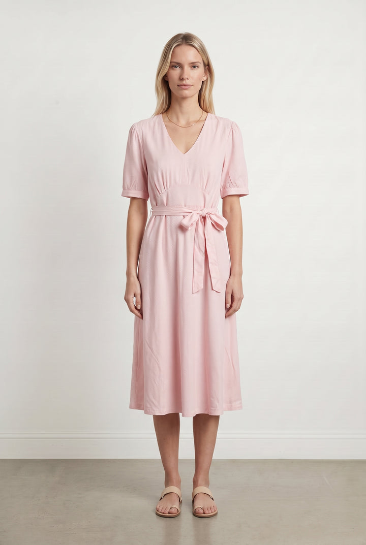 Robe Mi-longue Rose - Taille M/38 de la marque Karl Marc John | PARAD119769 - Vendu par Paradigme - Image 1