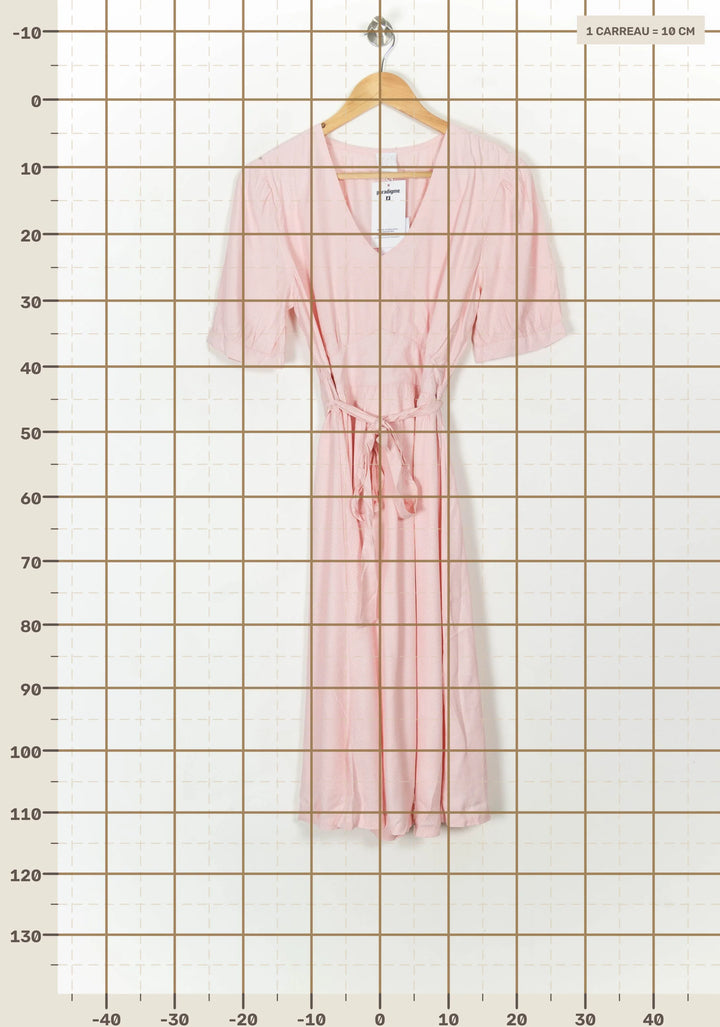 Robe Mi-longue Rose - Taille M/38 de la marque Karl Marc John | PARAD119769 - Vendu par Paradigme - Image 4