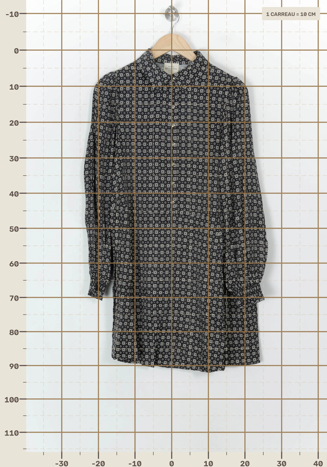 Robe Noire et Blanche - Taille M/38 de la marque Petite Mendigote | PARAD119773 - Vendu par Paradigme - Image 4