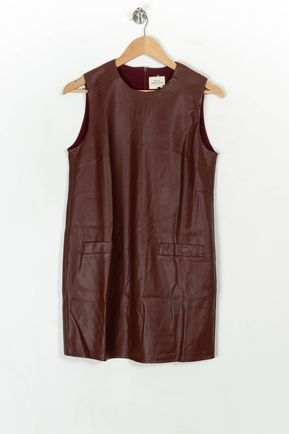 Robe Sans Manches Bordeaux - Taille S/36 de la marque Petite Mendigote | PARAD119775 - Vendu par Paradigme - Image 2