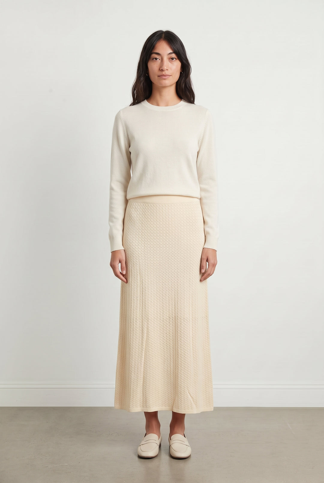 Jupe Longue Beige - Taille S/36 de la marque Petite Mendigote | PARAD119776 - Vendu par Paradigme - Image 1