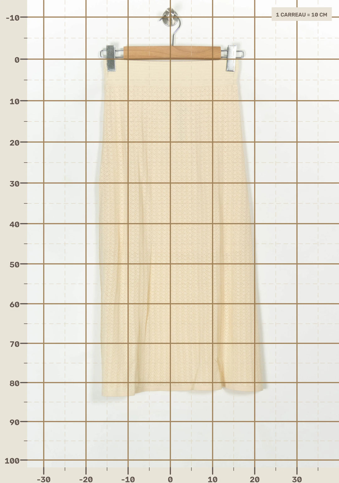 Jupe Longue Beige - Taille S/36 de la marque Petite Mendigote | PARAD119776 - Vendu par Paradigme - Image 4