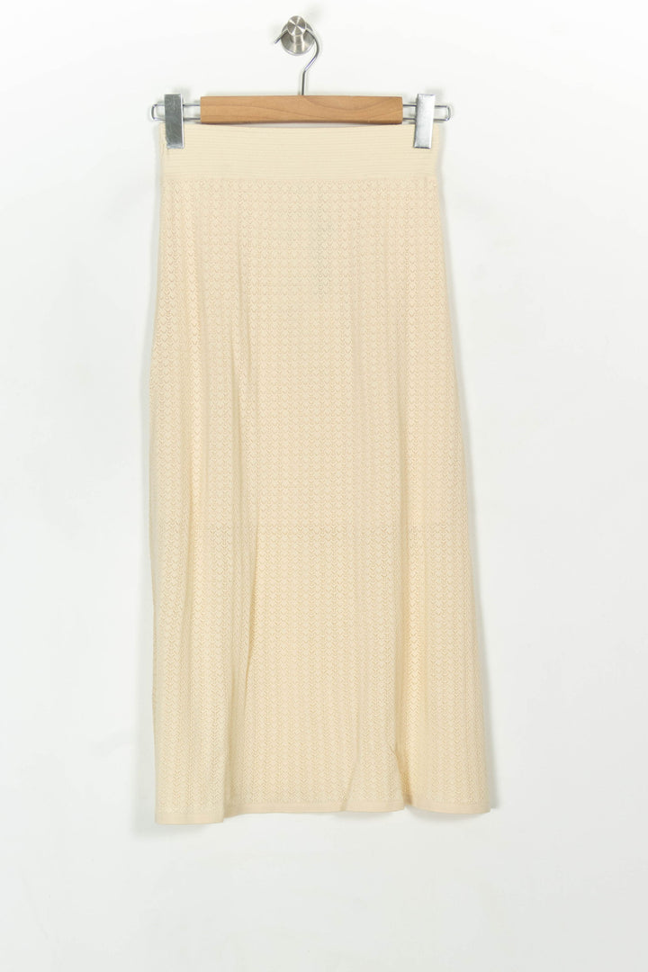 Jupe Longue Beige - Taille S/36 de la marque Petite Mendigote | PARAD119776 - Vendu par Paradigme - Image 2
