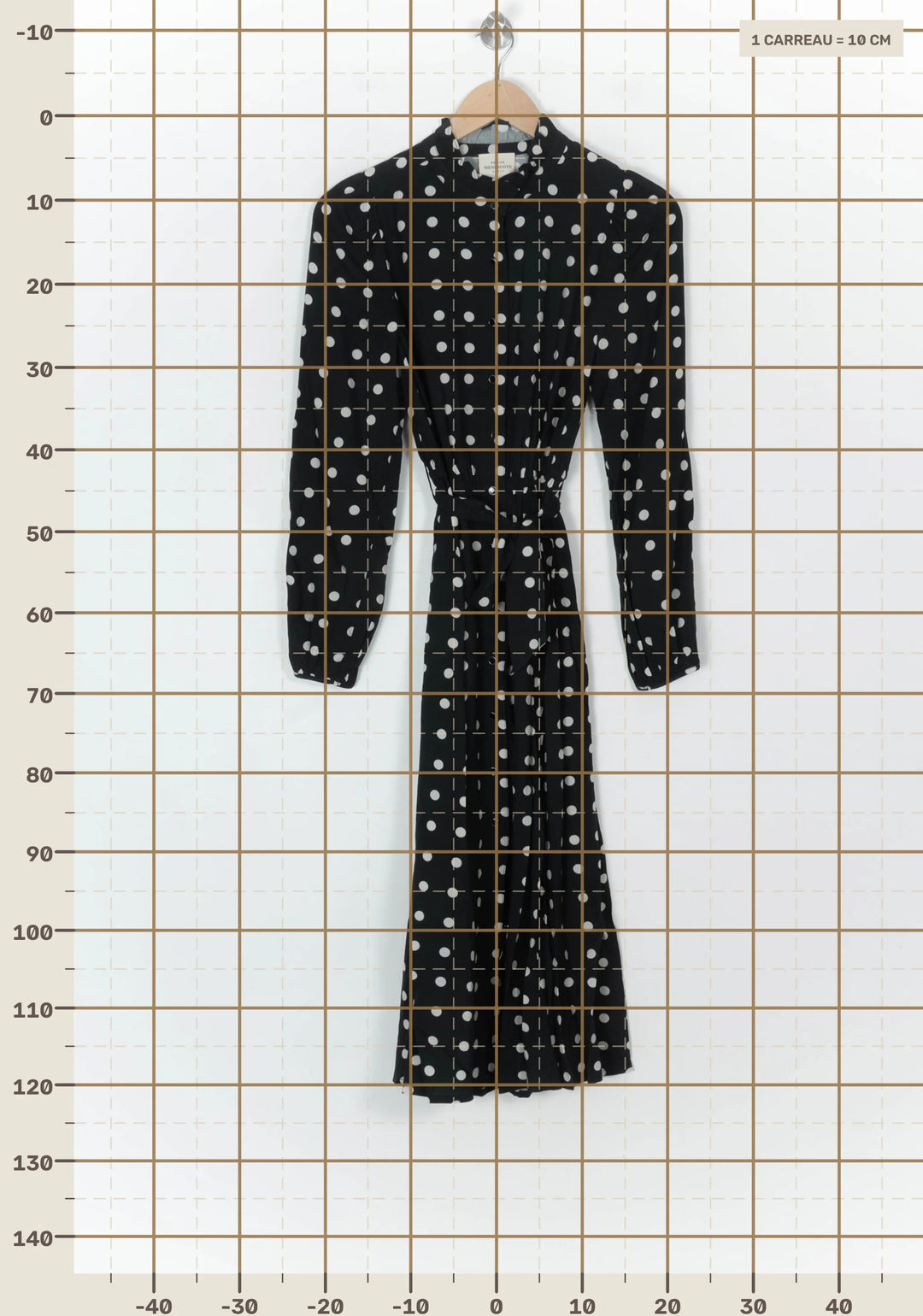 Robe Noire et Blanche - Taille XS/34 de la marque Petite Mendigote | PARAD119778 - Vendu par Paradigme - Image 4