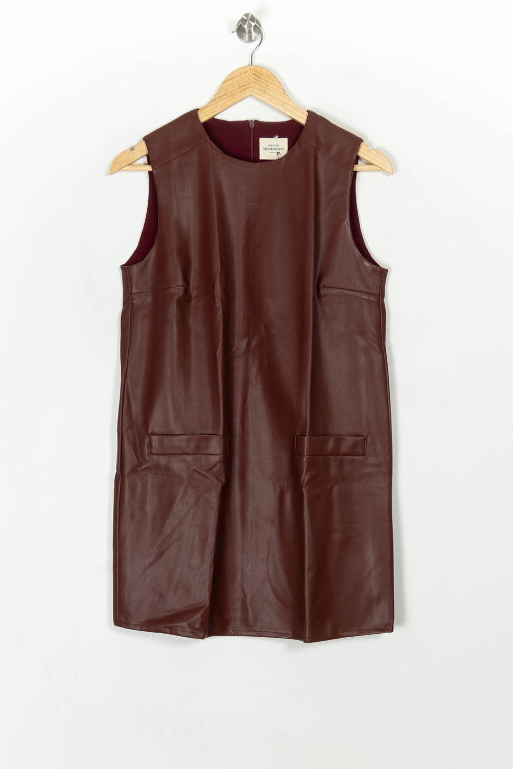 Robe Sans Manches Bordeaux - Taille S/36 de la marque Petite Mendigote | PARAD119779 - Vendu par Paradigme - Image 2