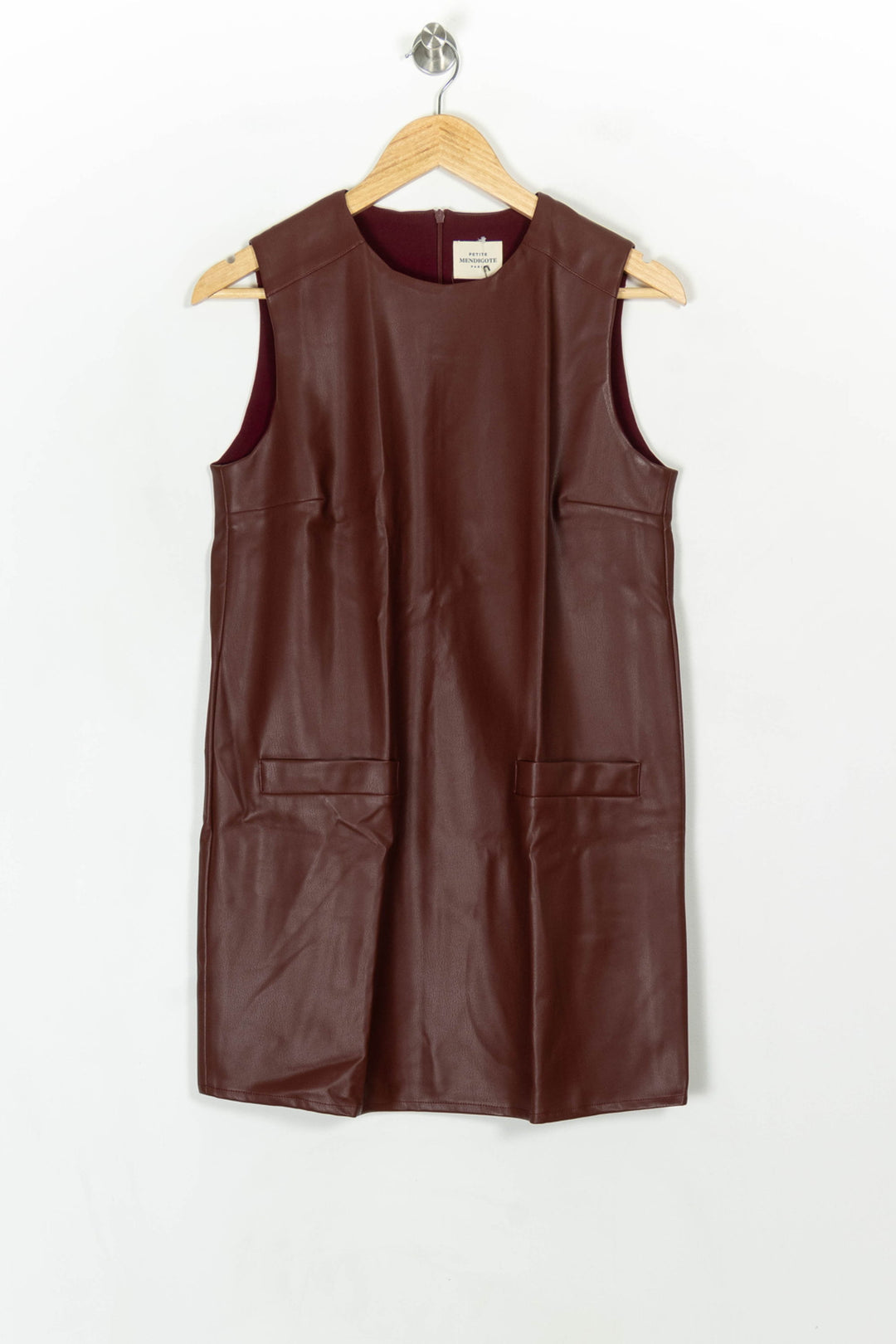 Robe Sans Manches Bordeaux - Taille S/36 de la marque Petite Mendigote | PARAD119779 - Vendu par Paradigme - Image 2