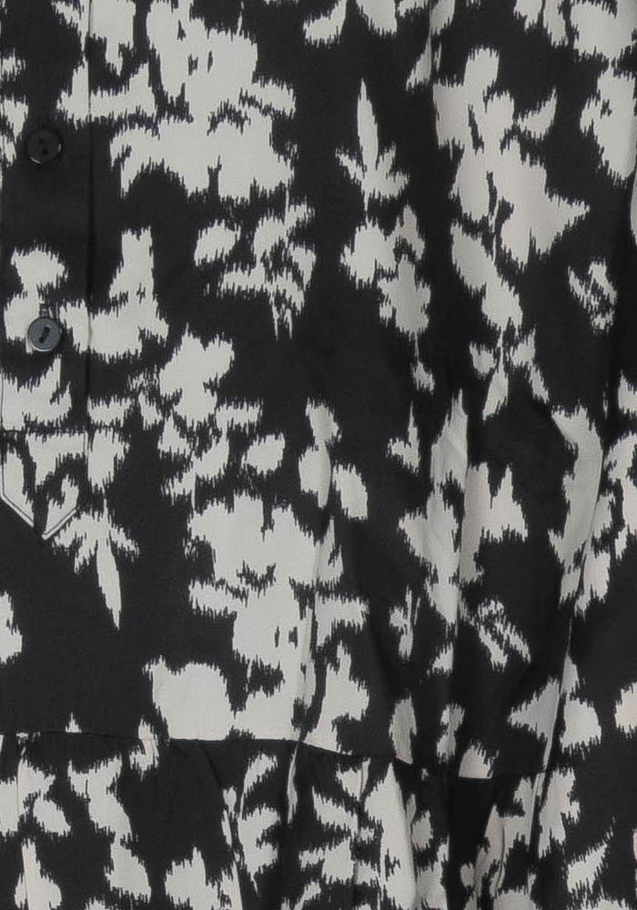 Robe Longue Noire et Blanche - Taille XL/42 de la marque Petite Mendigote | PARAD119780 - Vendu par Paradigme - Image 3