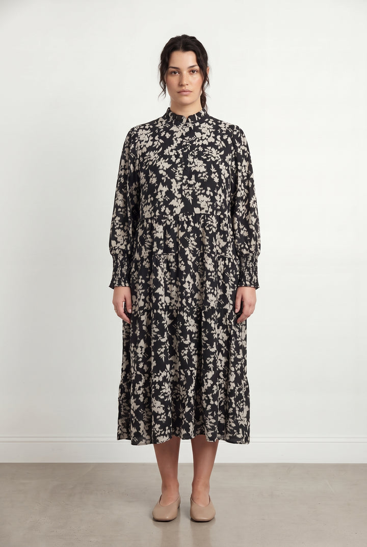 Robe Longue Noire et Blanche - Taille XL/42 de la marque Petite Mendigote | PARAD119780 - Vendu par Paradigme - Image 1