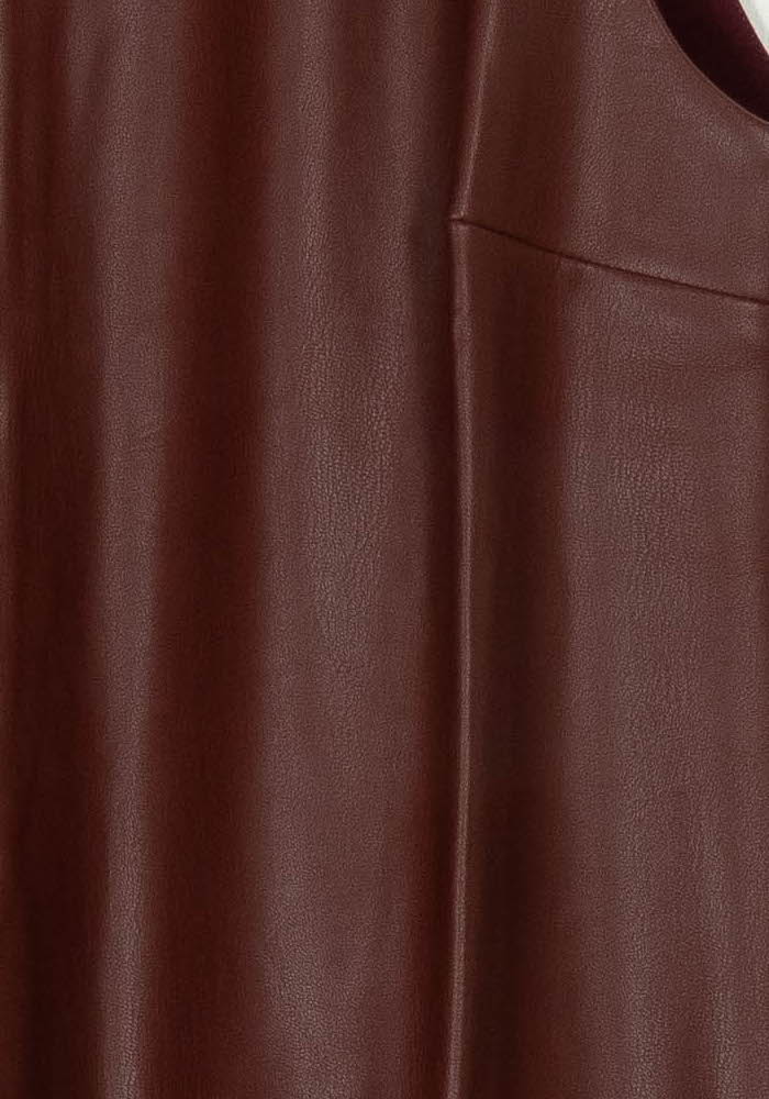 Robe Sans Manches Bordeaux - Taille L/40 de la marque Petite Mendigote | PARAD119782 - Vendu par Paradigme - Image 3