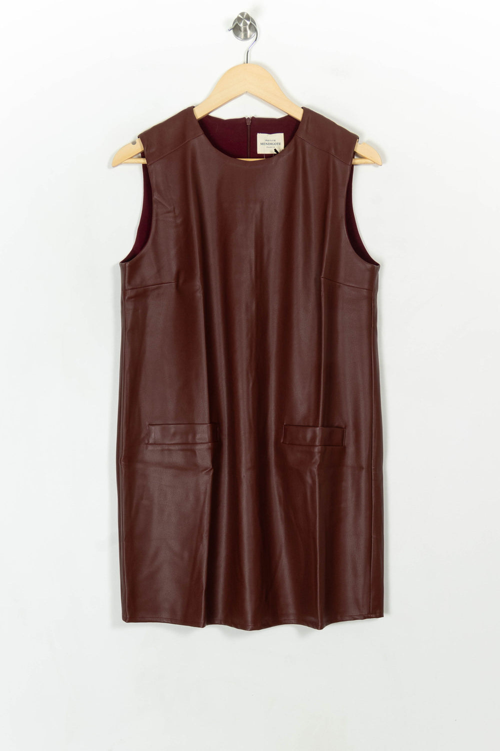 Robe Sans Manches Bordeaux - Taille L/40 de la marque Petite Mendigote | PARAD119782 - Vendu par Paradigme - Image 2