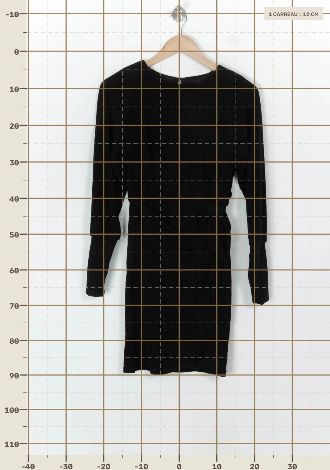 Robe Noire - Taille XS/34 de la marque Petite Mendigote | PARAD119784 - Vendu par Paradigme - Image 4