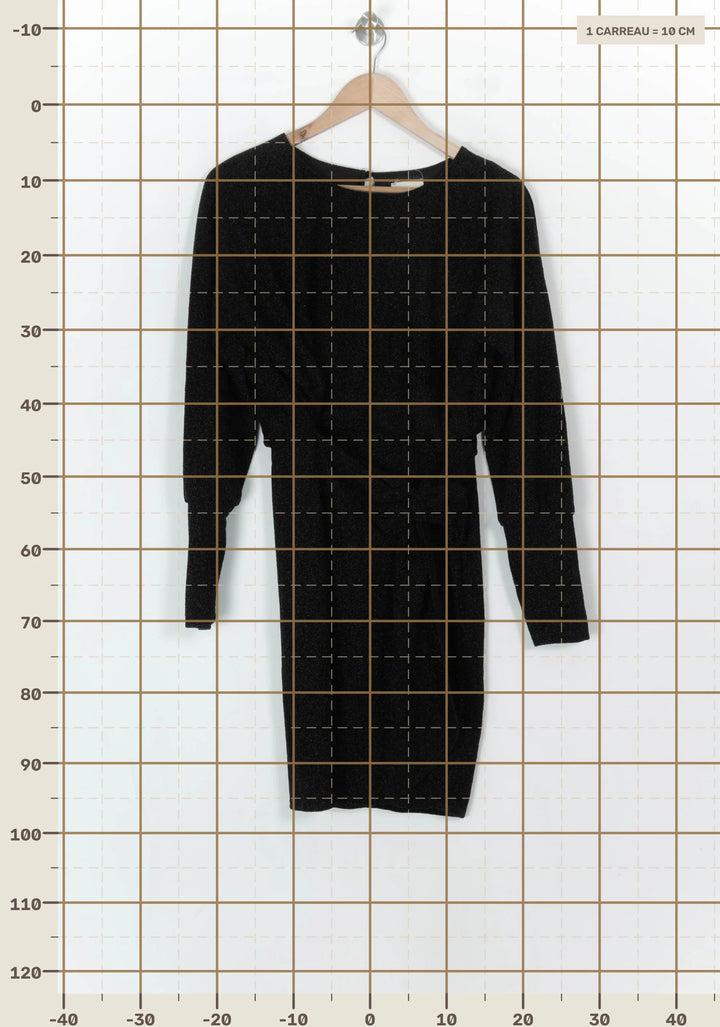 Robe Noire - Taille L/40 de la marque Petite Mendigote | PARAD119785 - Vendu par Paradigme - Image 4
