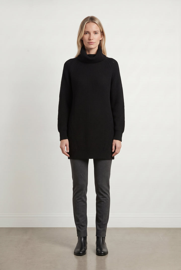 Robe Pull Noire - Taille S/36 de la marque La Fée Maraboutée | PARAD119787 - Vendu par Paradigme - Image 1