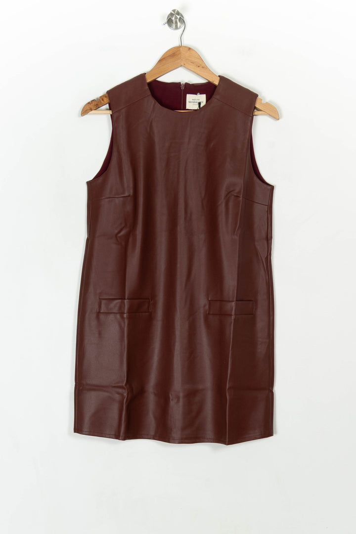 Robe Sans Manches Bordeaux - Taille S/36 de la marque Petite Mendigote | PARAD119789 - Vendu par Paradigme - Image 2