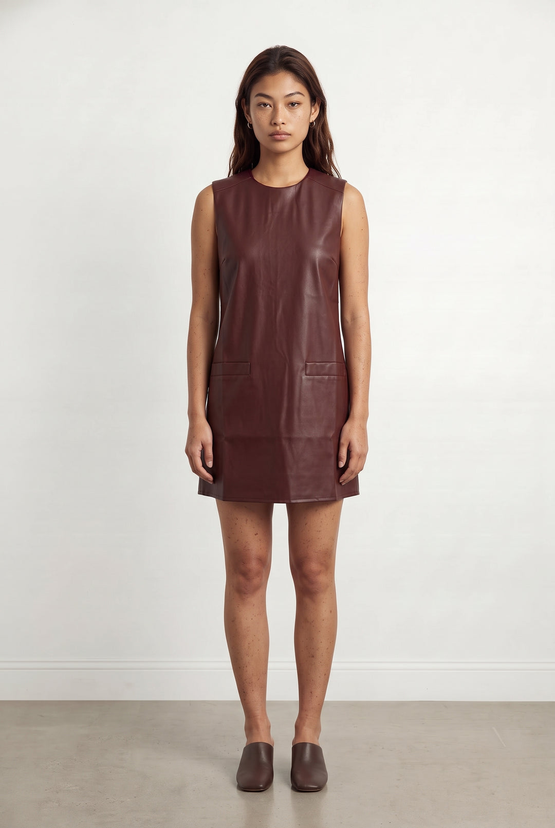 Robe Sans Manches Bordeaux - Taille S/36 de la marque Petite Mendigote | PARAD119790 - Vendu par Paradigme - Image 1