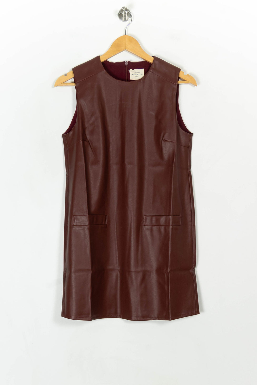 Robe Sans Manches Bordeaux - Taille S/36 de la marque Petite Mendigote | PARAD119790 - Vendu par Paradigme - Image 2