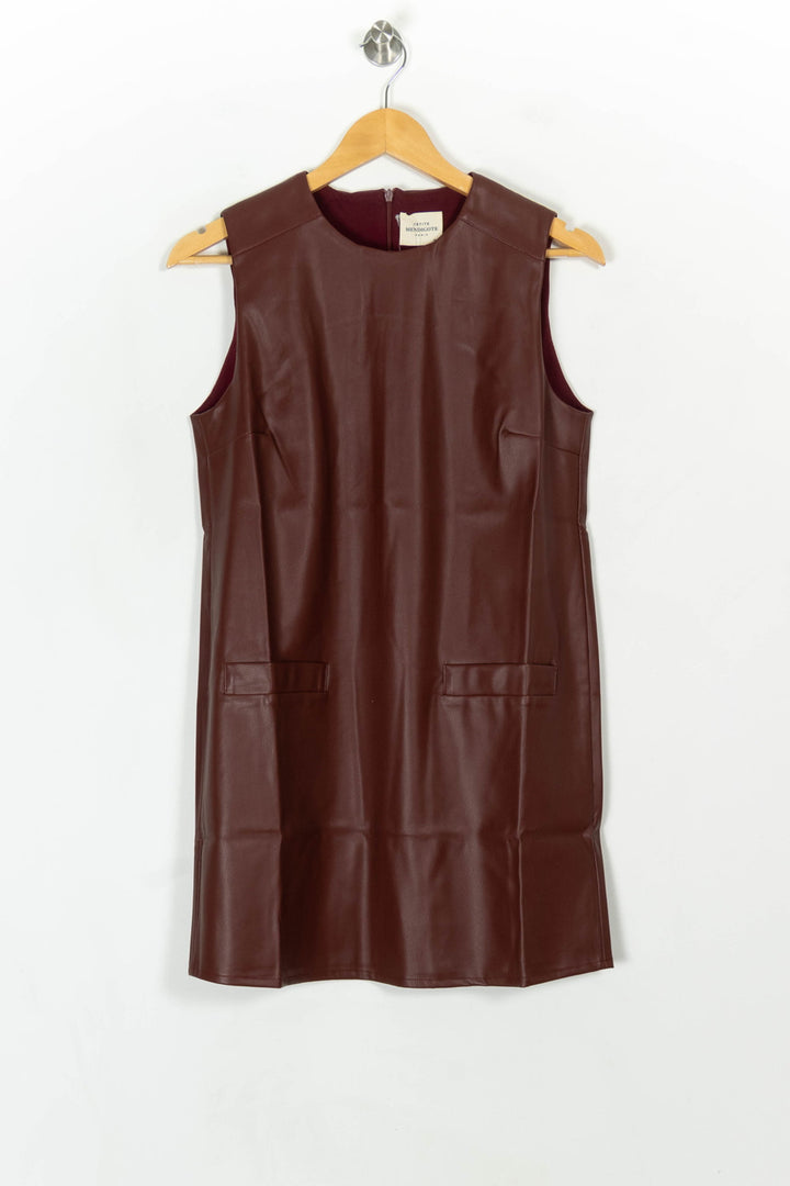 Robe Sans Manches Bordeaux - Taille S/36 de la marque Petite Mendigote | PARAD119790 - Vendu par Paradigme - Image 2