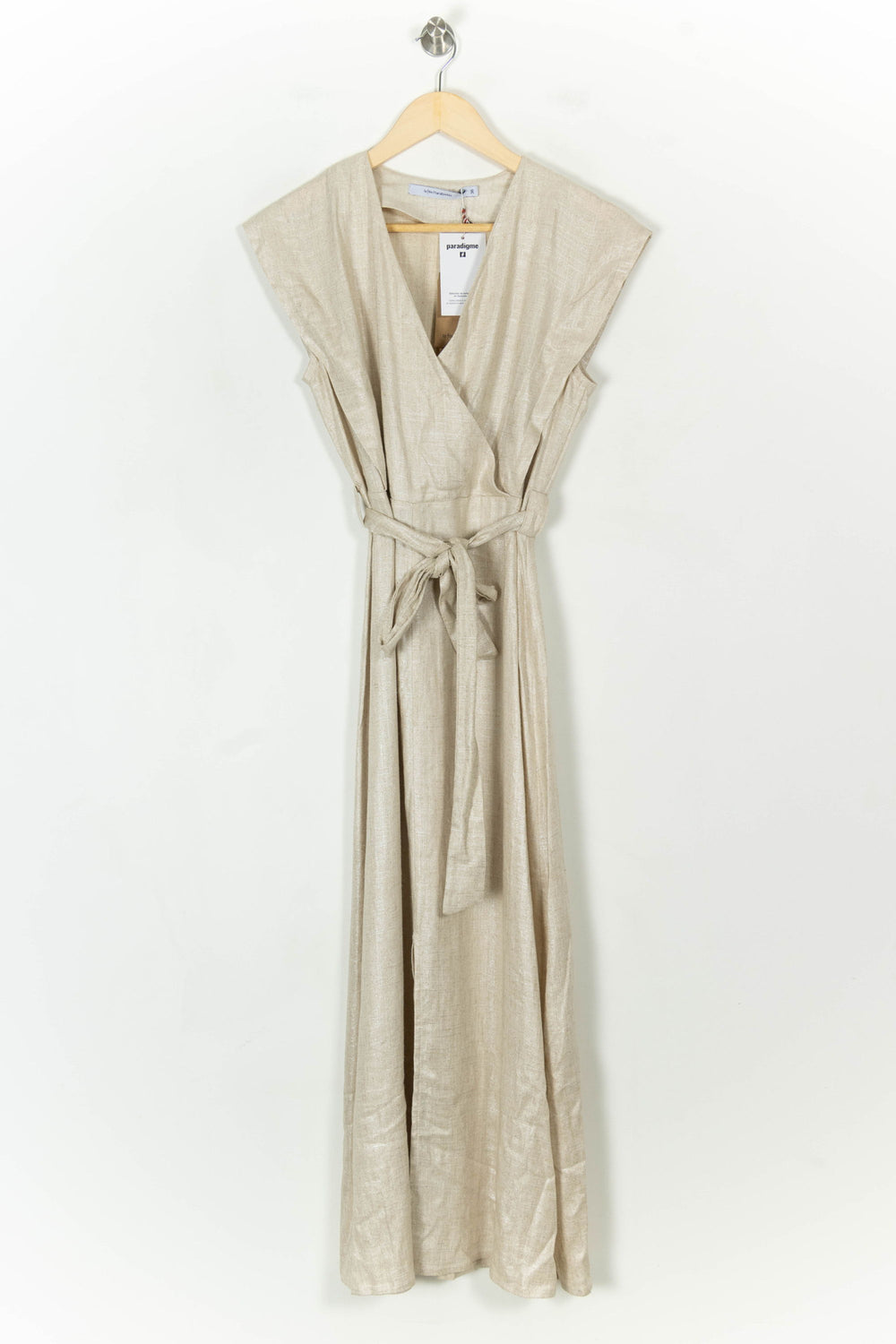 Robe Longue Beige - Taille S/36 de la marque La Fée Maraboutée | PARAD119798 - Vendu par Paradigme - Image 2