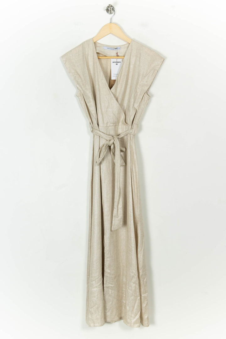 Robe Longue Beige - Taille S/36 de la marque La Fée Maraboutée | PARAD119798 - Vendu par Paradigme - Image 2