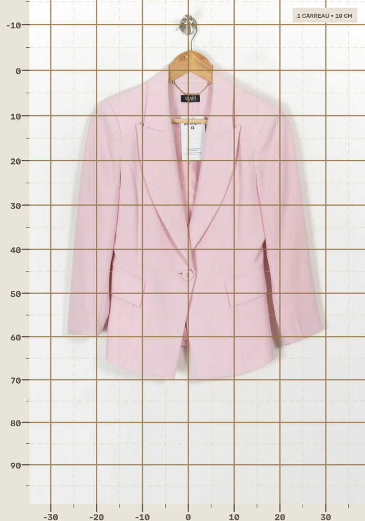 Blazer Rose - Taille M/38 de la marque Liu Jo | PARAD119800 - Vendu par Paradigme - Image 4