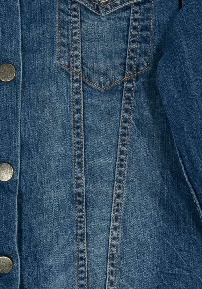 Veste en Jean Bleue - Taille XL/42 de la marque One Step | PARAD119808 - Vendu par Paradigme - Image 3