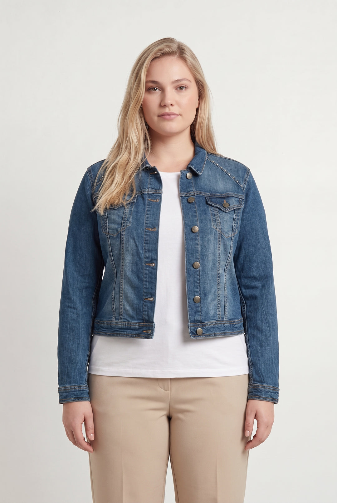 Veste en Jean Bleue - Taille XL/42 de la marque One Step | PARAD119808 - Vendu par Paradigme - Image 1