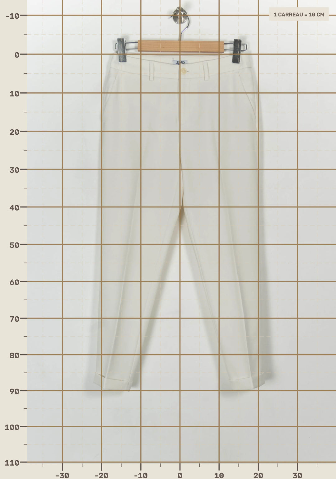 Pantalon Beige - Taille S/36 de la marque Liu Jo | PARAD119815 - Vendu par Paradigme - Image 4