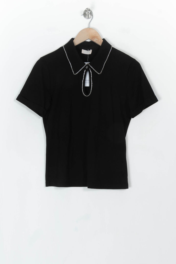 Polo Noir - Taille S/36 de la marque Liu Jo | PARAD119818 - Vendu par Paradigme - Image 2
