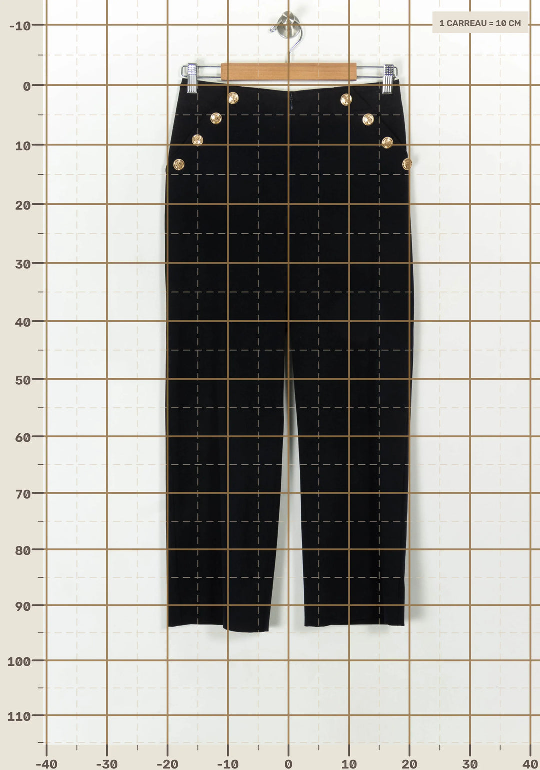 Pantalon Bleu - Taille S/36 de la marque Bleu Blanc Rouge | PARAD119824 - Vendu par Paradigme - Image 4