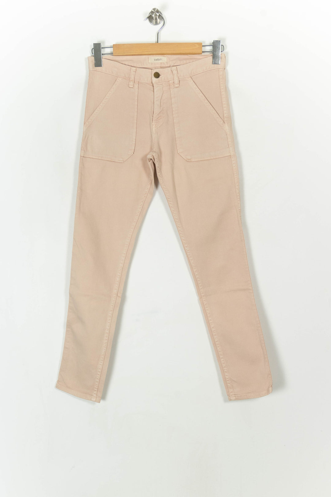 Jean Beige - Taille XS/34 de la marque ba&amp;sh | PARAD119825 - Vendu par Paradigme - Image 2