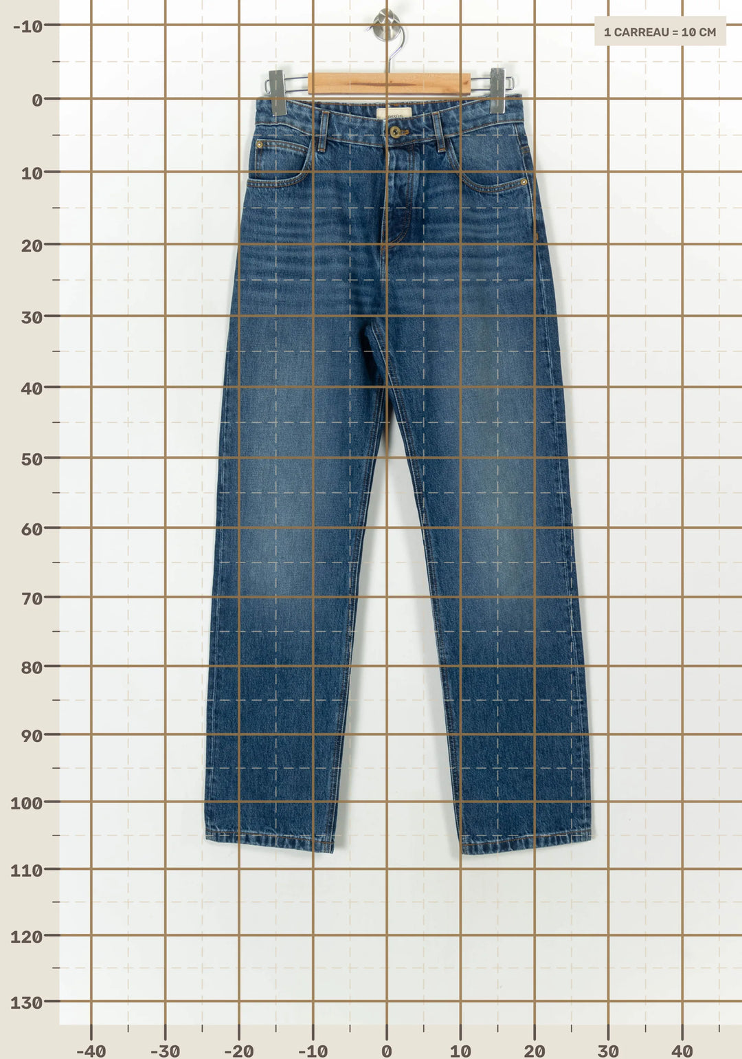 Jean Bleu - Taille M/38 de la marque Sessùn | PARAD119826 - Vendu par Paradigme - Image 4