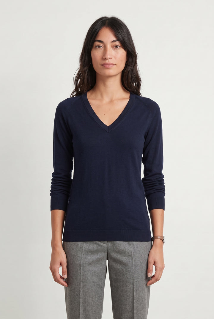 Pull Bleu - Taille S/36 de la marque Sud express | PARAD119827 - Vendu par Paradigme - Image 1