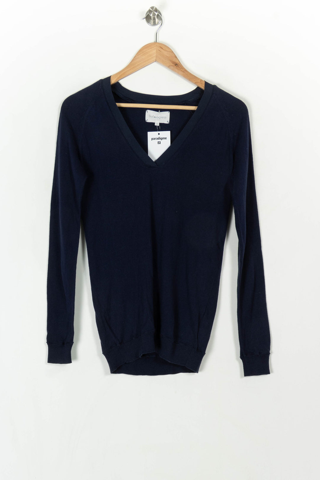 Pull Bleu - Taille S/36 de la marque Sud express | PARAD119827 - Vendu par Paradigme - Image 2