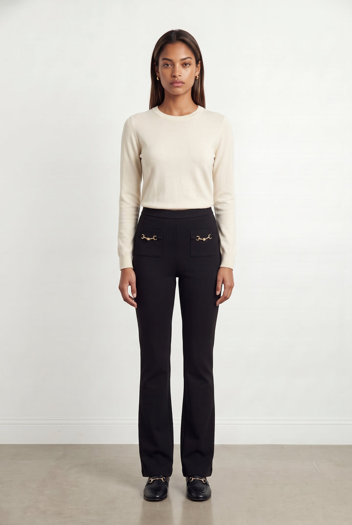 Pantalon Noir - Taille XS/34 de la marque Tara Jarmon | PARAD119834 - Vendu par Paradigme - Image 1
