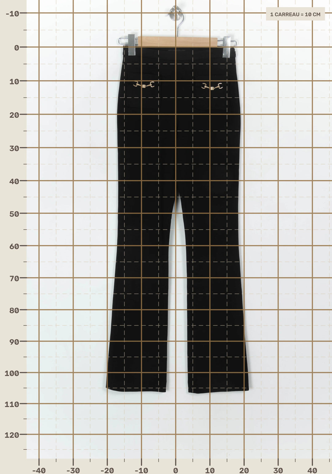 Pantalon Noir - Taille XS/34 de la marque Tara Jarmon | PARAD119834 - Vendu par Paradigme - Image 4