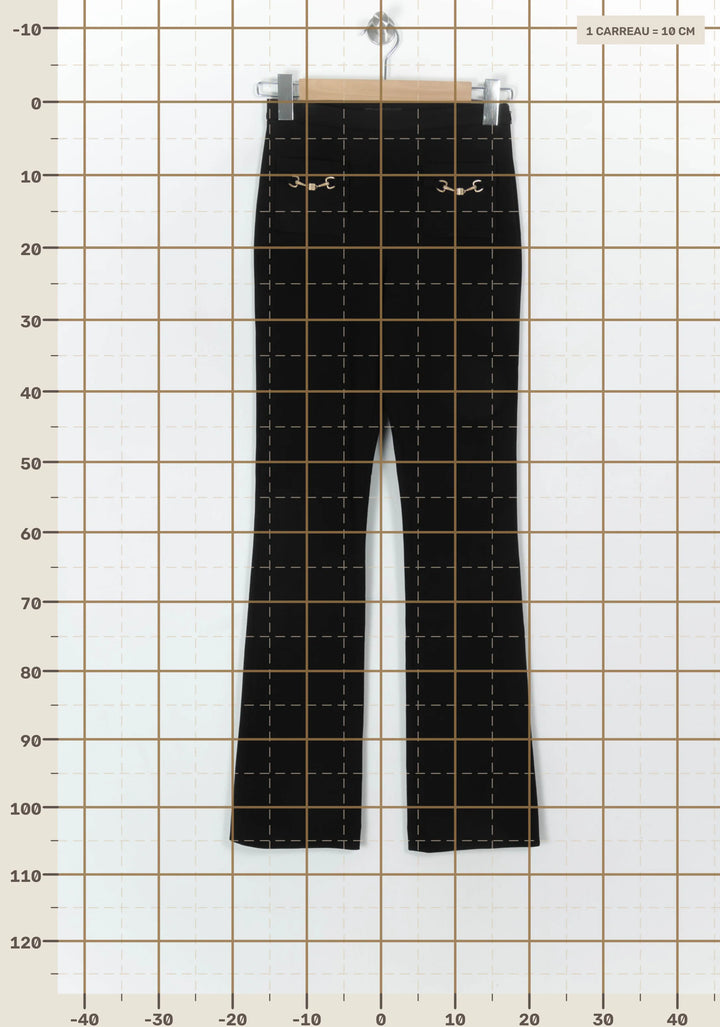 Pantalon Noir - Taille XS/34 de la marque Tara Jarmon | PARAD119834 - Vendu par Paradigme - Image 4