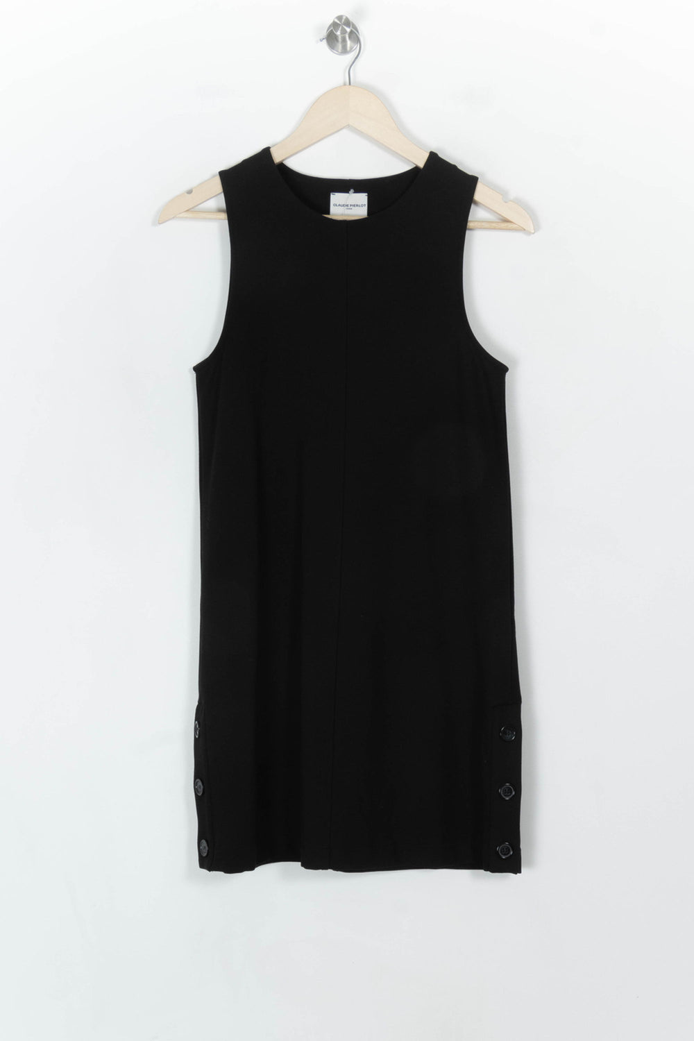 Robe Sans Manches Noire - Taille S/36 de la marque Claudie Pierlot | PARAD119835 - Vendu par Paradigme - Image 2