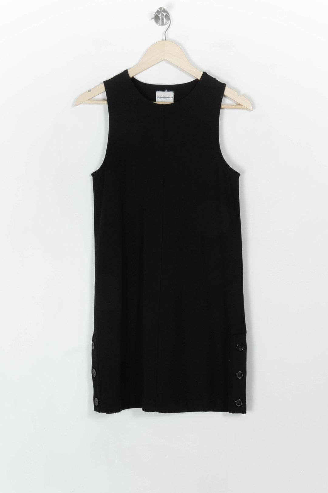 Robe Sans Manches Noire - Taille S/36 de la marque Claudie Pierlot | PARAD119835 - Vendu par Paradigme - Image 2