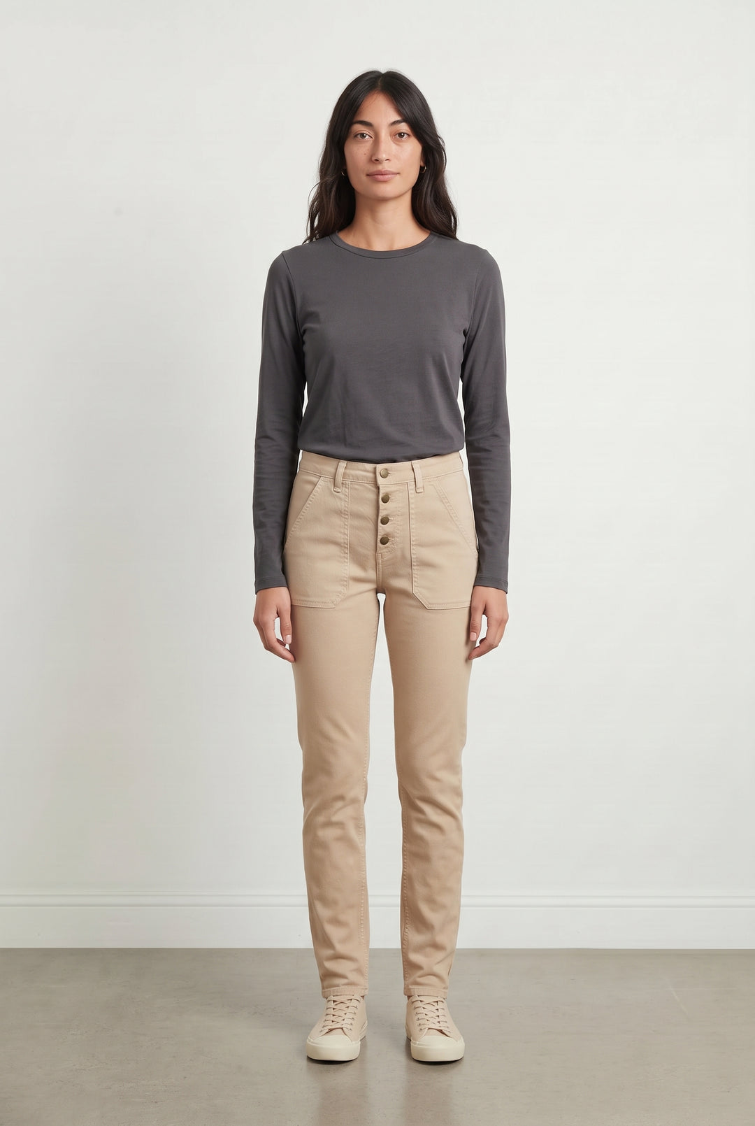 Pantalon Beige - Taille XS/34 de la marque ba&amp;sh | PARAD119837 - Vendu par Paradigme - Image 1
